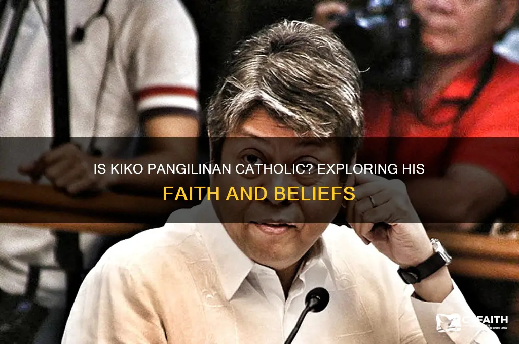 is kiko pangilinan catholic
