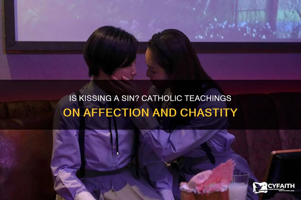 is kissing someone sin catholic