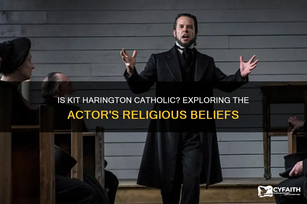 is kit harington catholic
