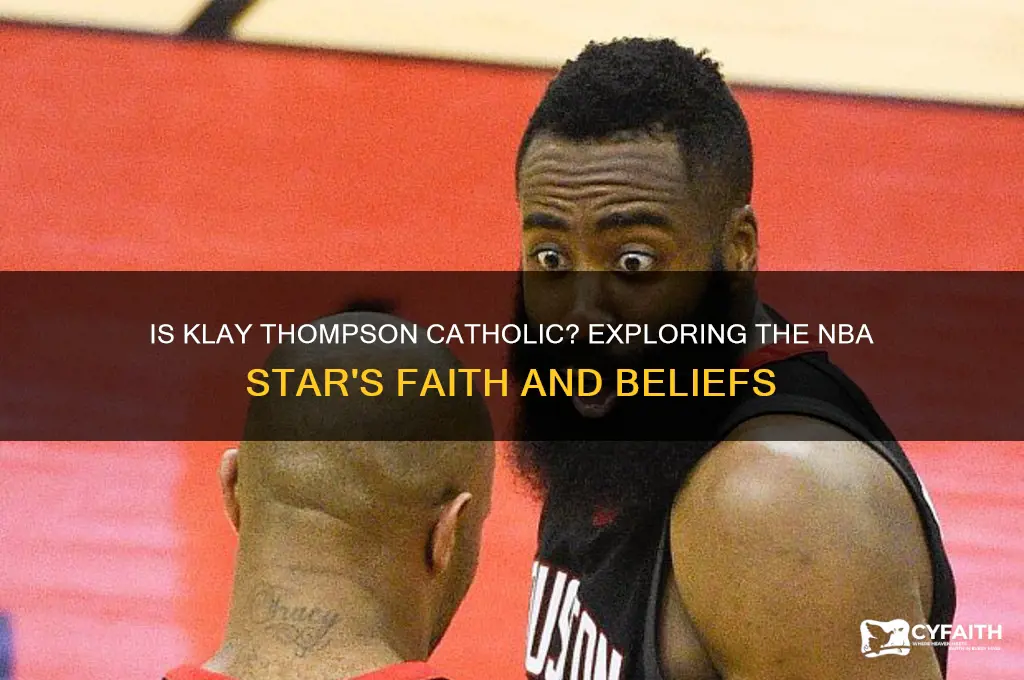 is klay thompson catholic