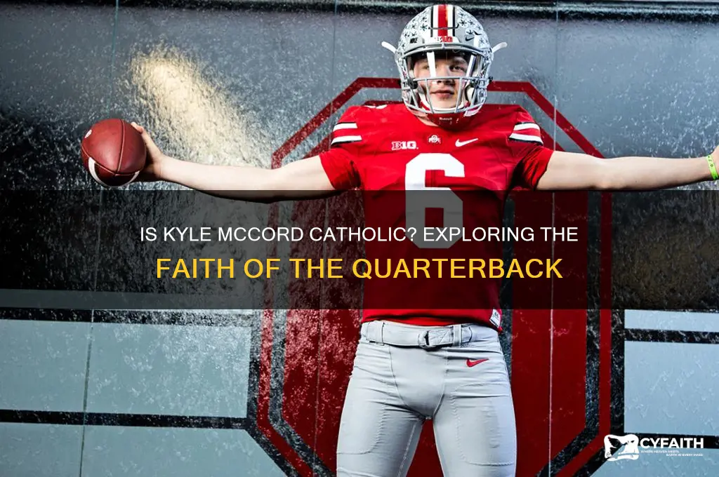 is kyle mccord catholic