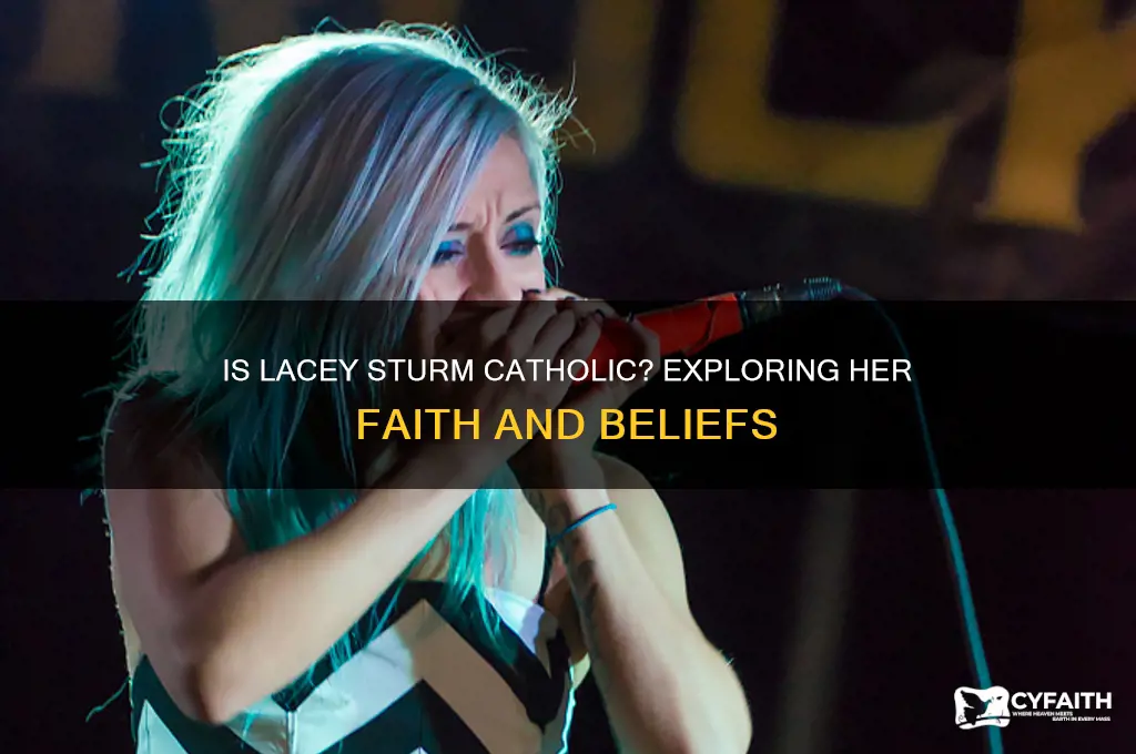 is lacey sturm catholic