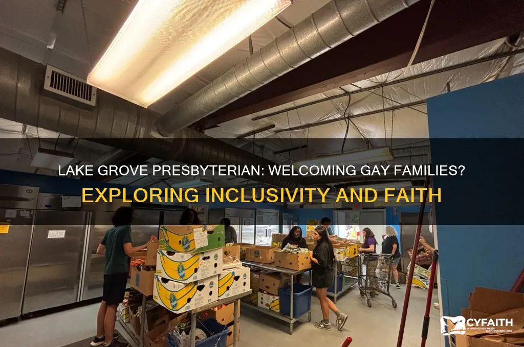 is lake grove presbyterian open to gay families
