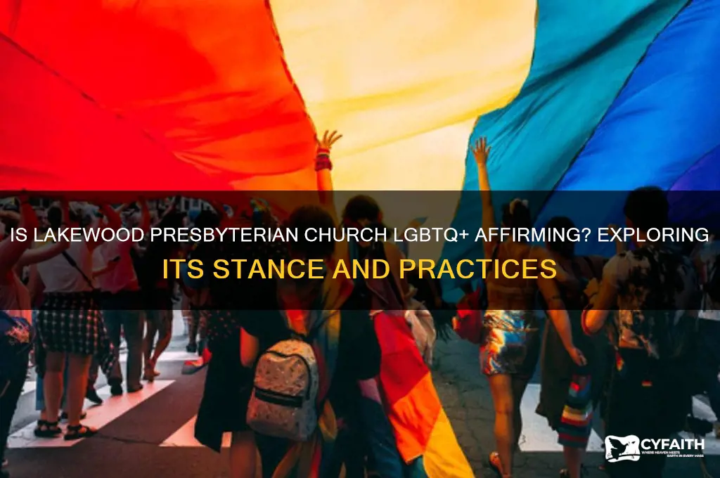 is lakewood presbyterian lgbtz