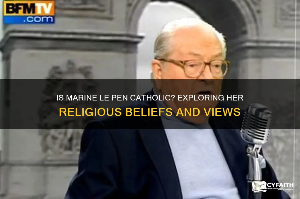 is le pen catholic