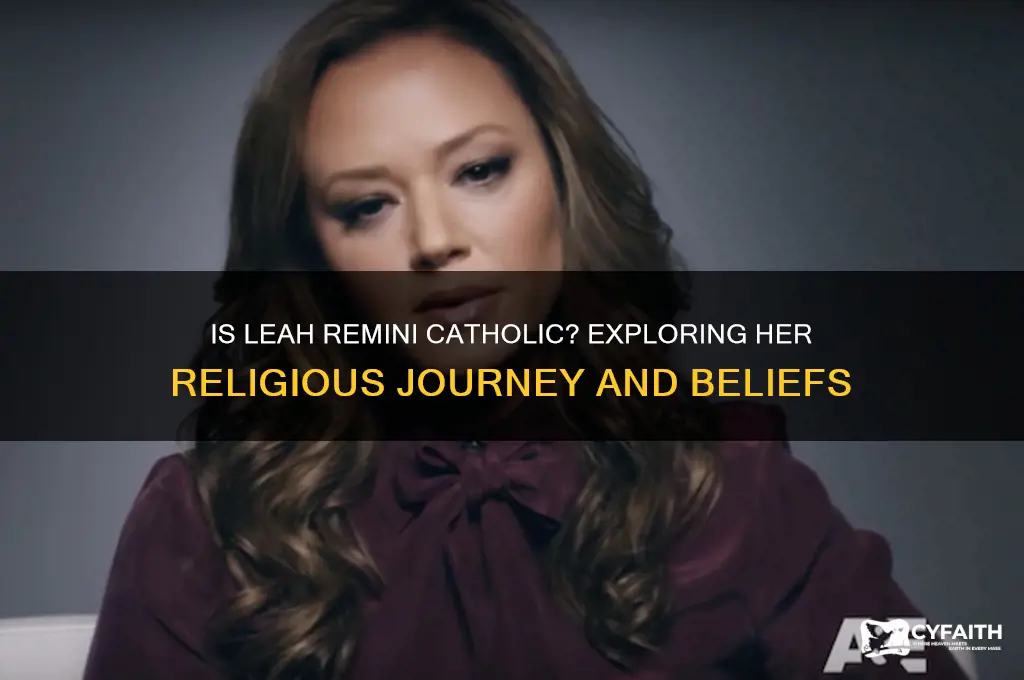 is leah remini catholic