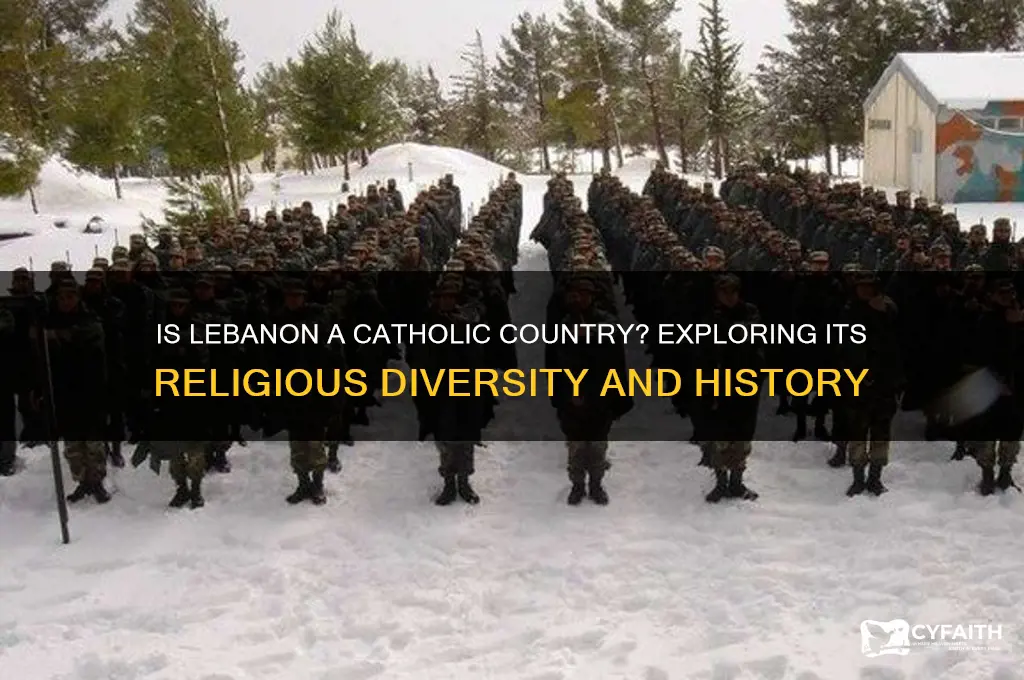 is lebanon a catholic country