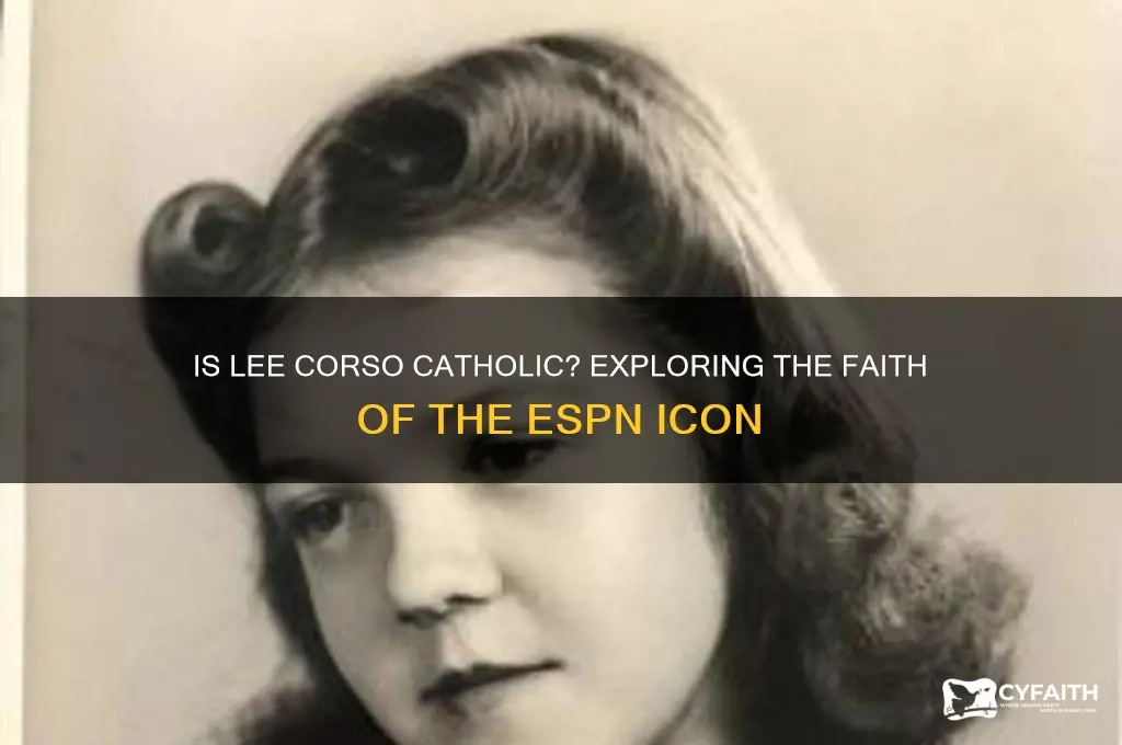 is lee corso catholic
