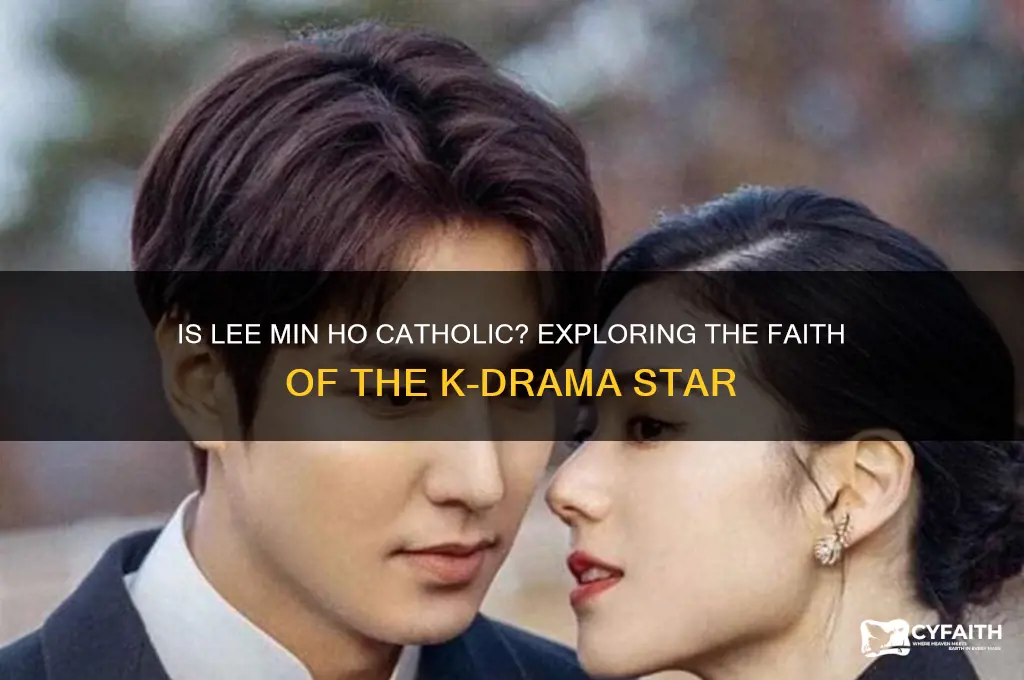 is lee min ho catholic