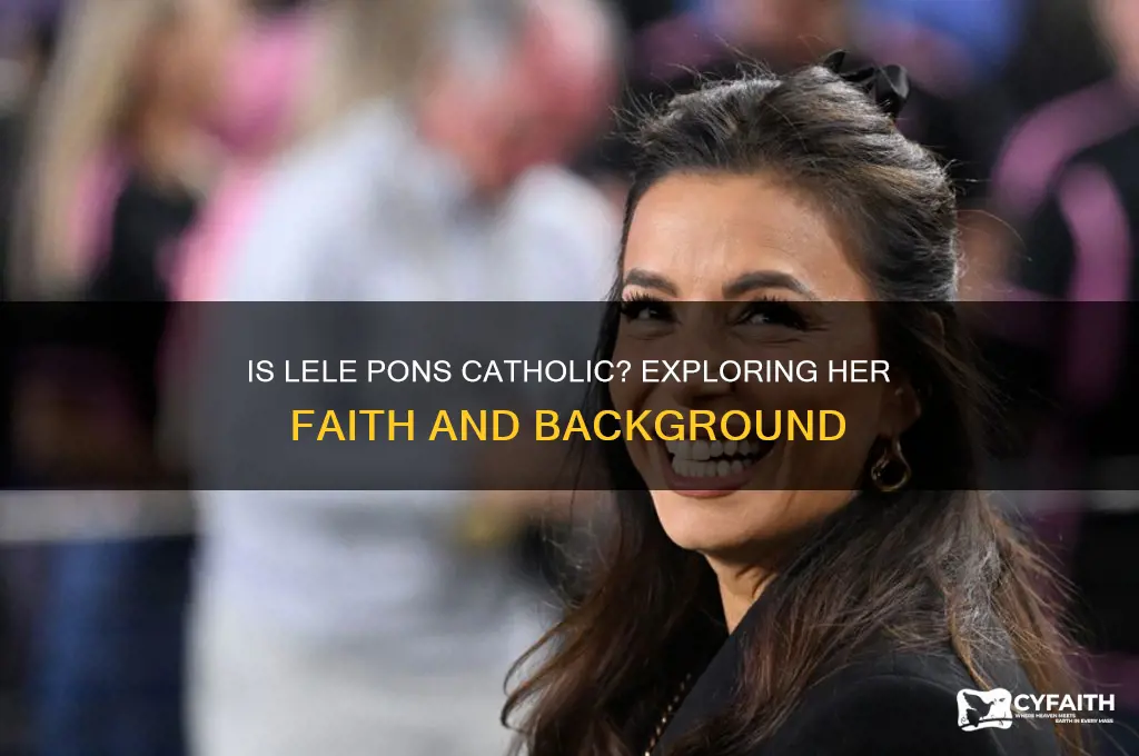 is lele pons catholic