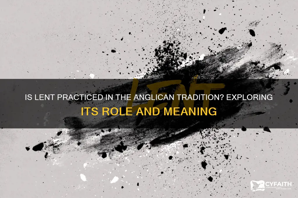 is lent anglican