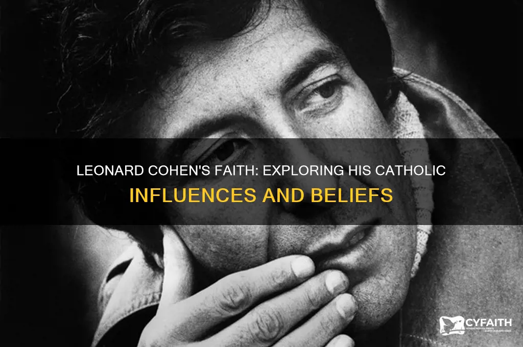 is leonard cohen catholic