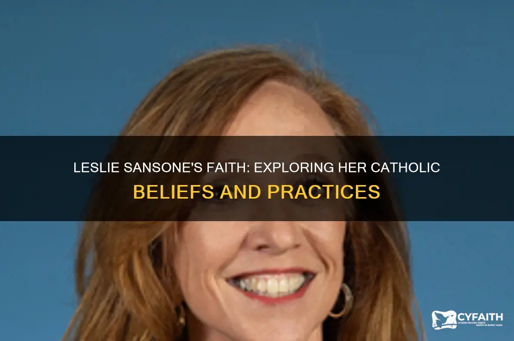 is leslie sansone catholic