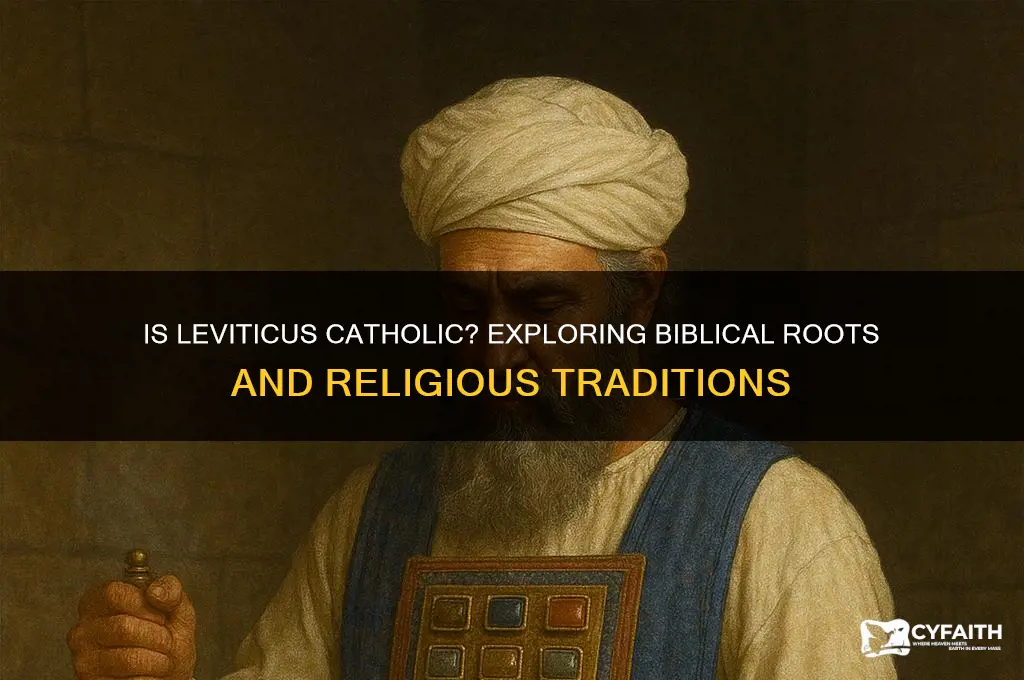 is leviticus catholic