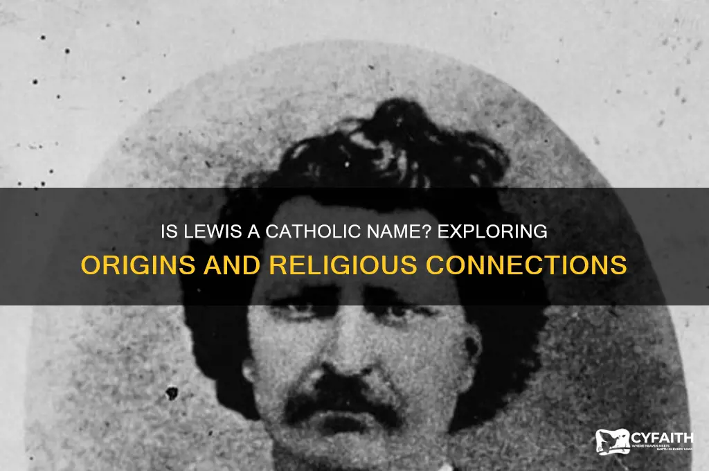 is lewis a catholic name