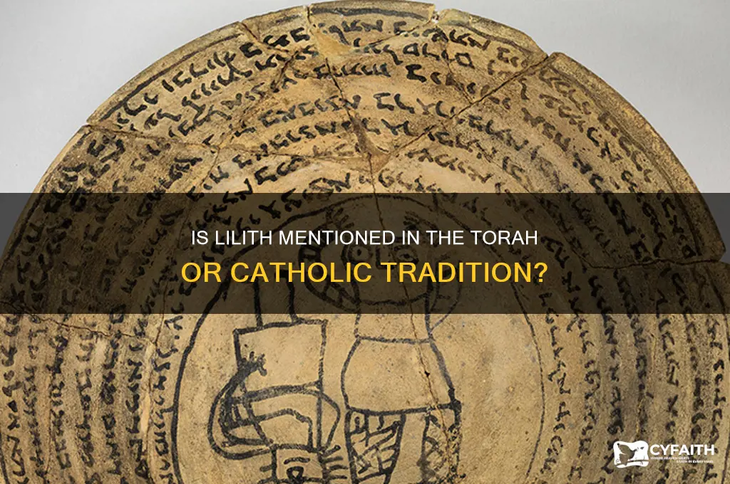 is lilith in torah catholic
