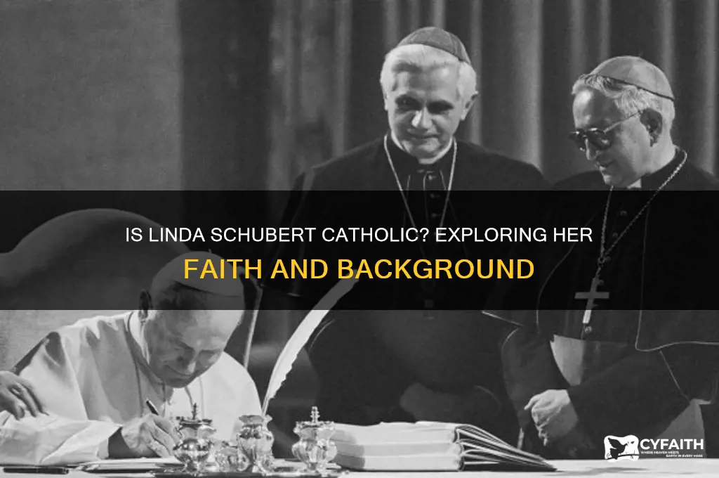 is linda schubert catholic