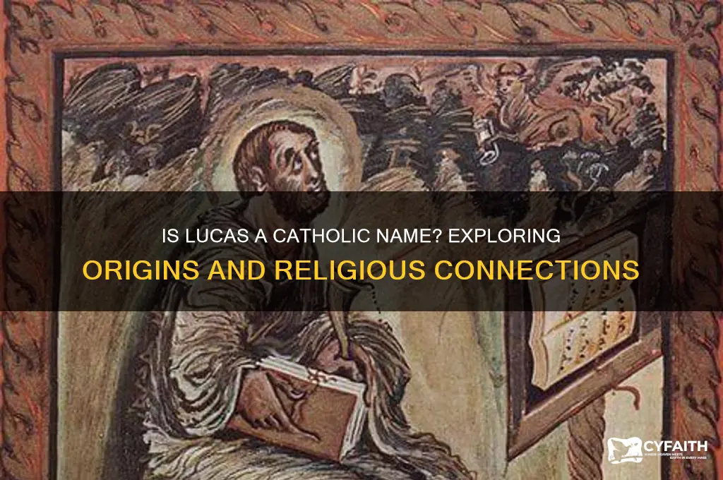 is lucas a catholic name