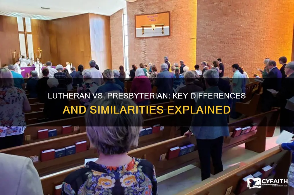 is lutheran the same as presbyterian