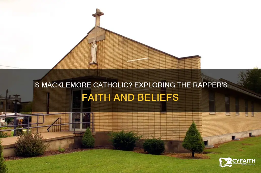 is macklemore catholic