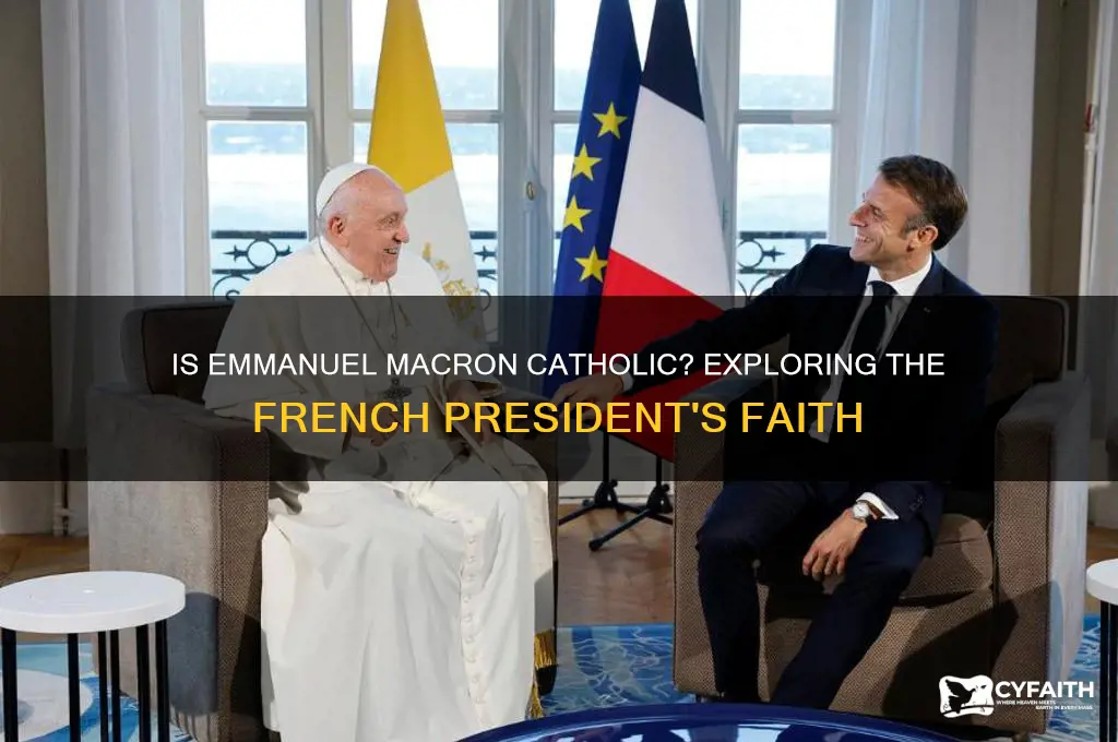 is macron catholic
