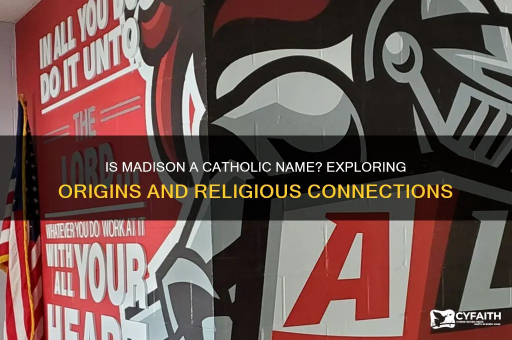 is madison a catholic name