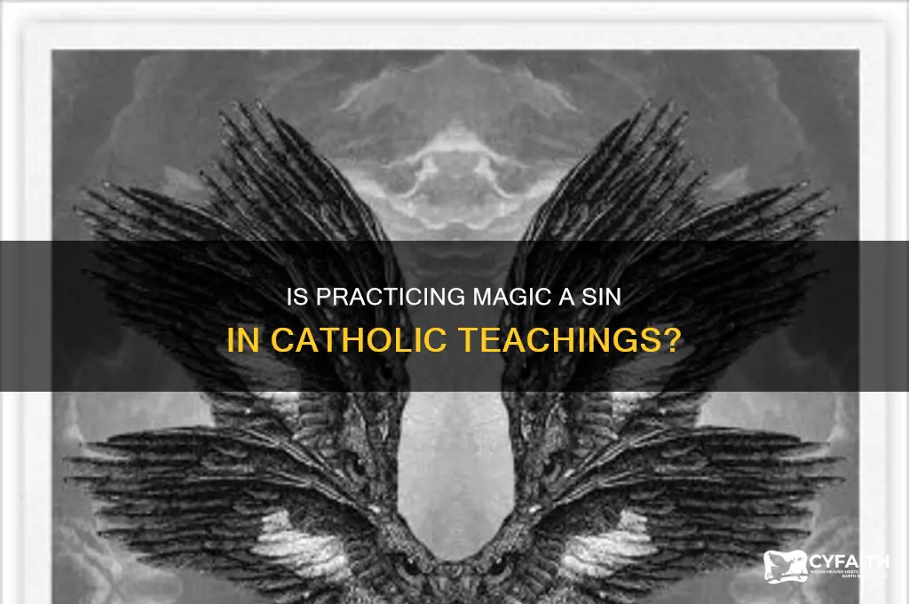 is magic sinful catholic