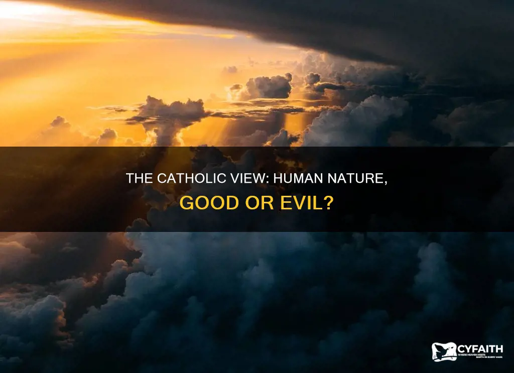 is man inherently good or evil catholic