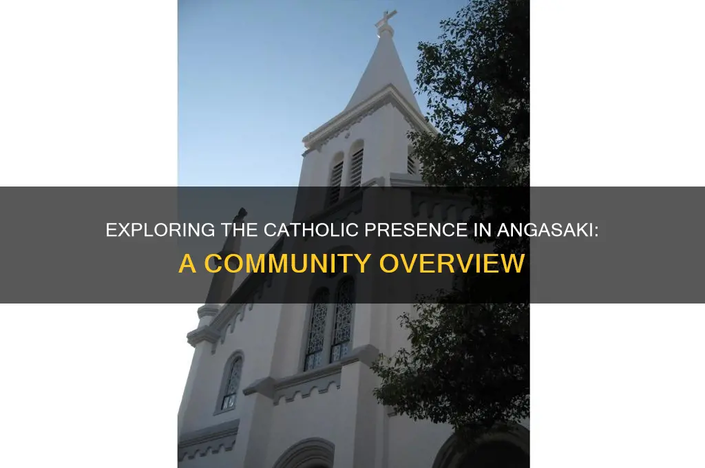 is many catholics in angasaki