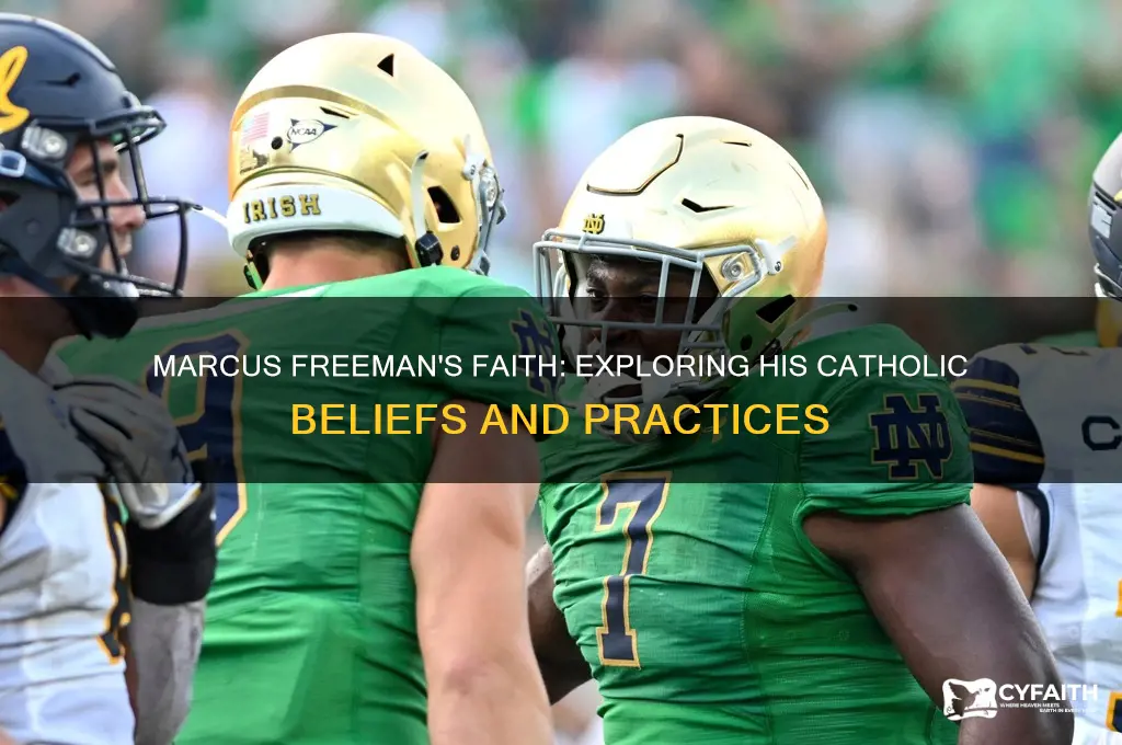 is marcus freeman a catholic