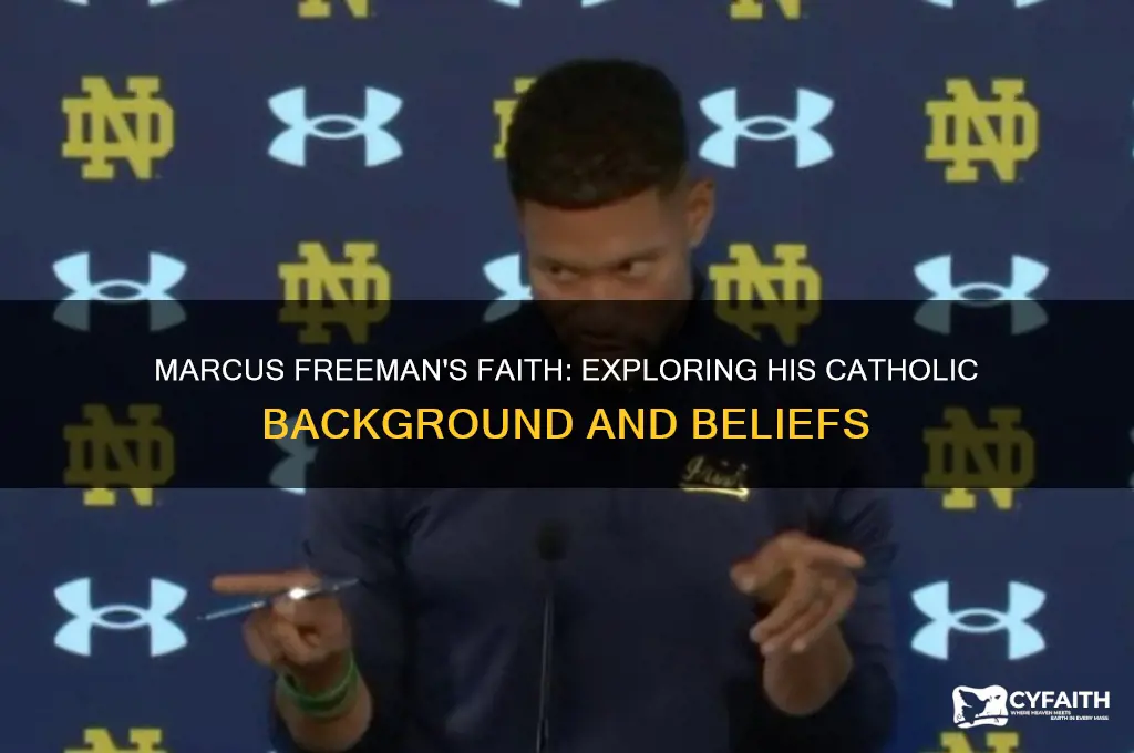 is marcus freeman catholic