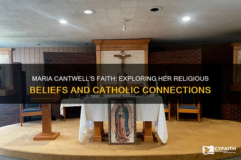 is maria cantwell a catholic