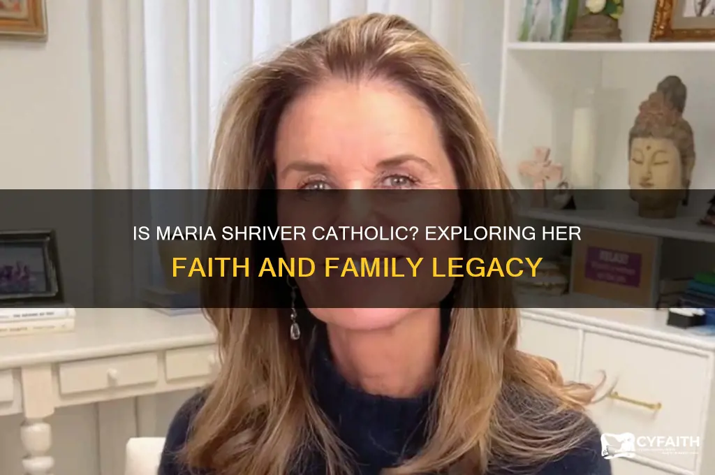 is maria shriver catholic