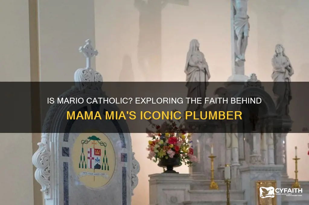 is mario catholic mama mia