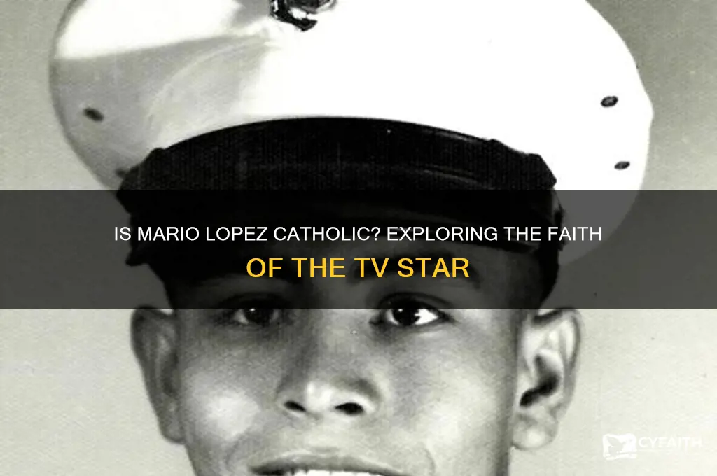 is mario lopez catholic