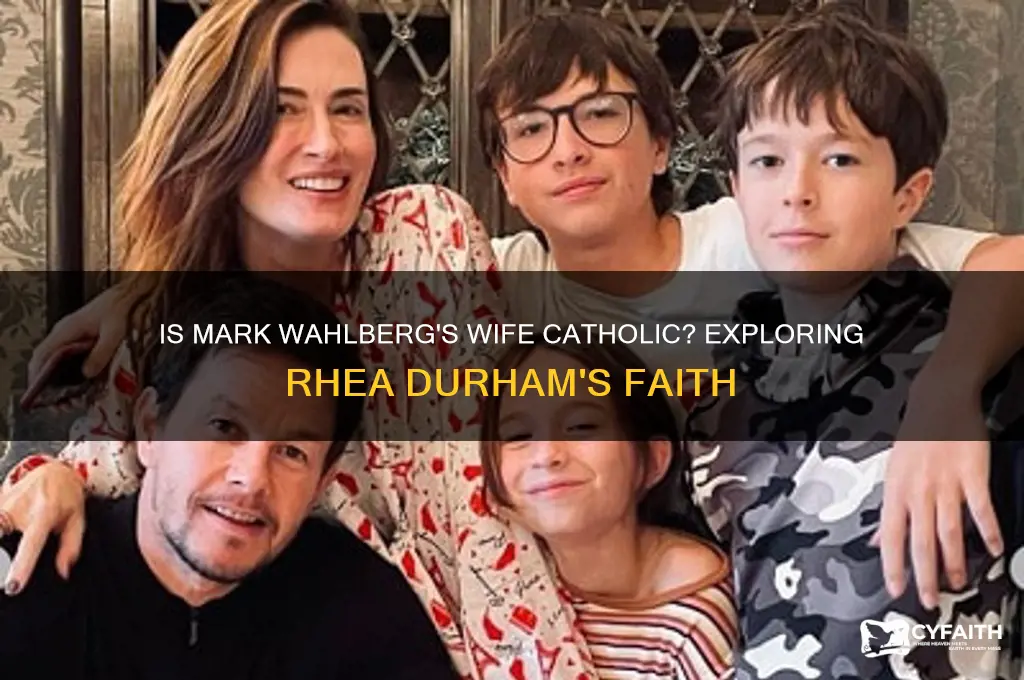 is mark wahlberg wife catholic