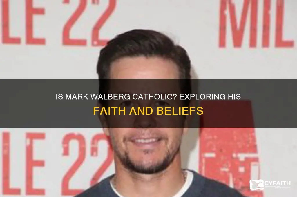 is mark walnerg catholic