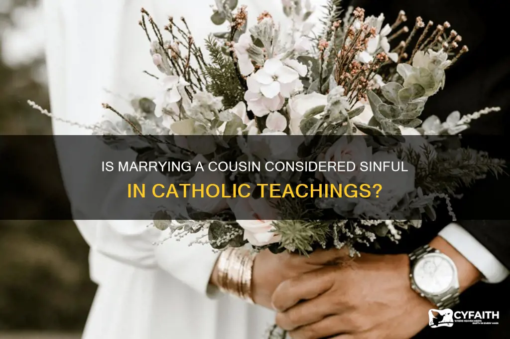 is marrying cousin sinful catholic