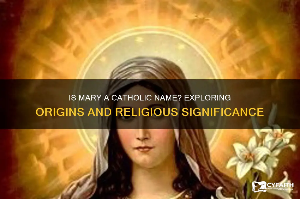 is mary a catholic name
