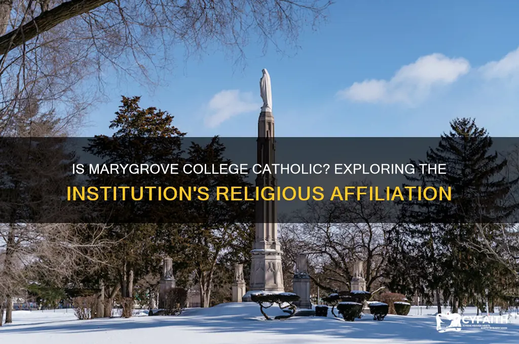 is marygrove college catholic