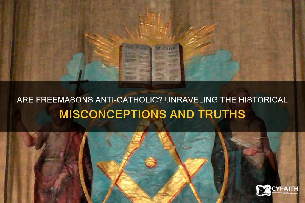 is masons anti catholic