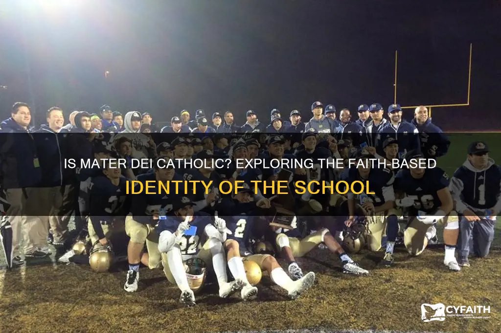 is mater dei catholic