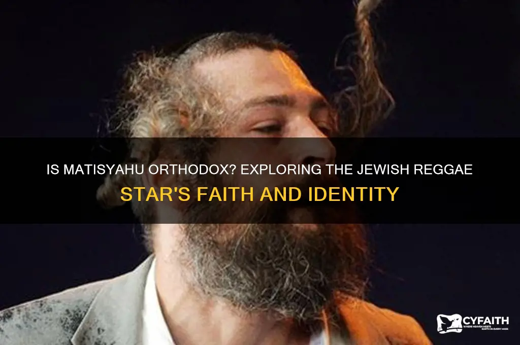 is matisyahu orthodox