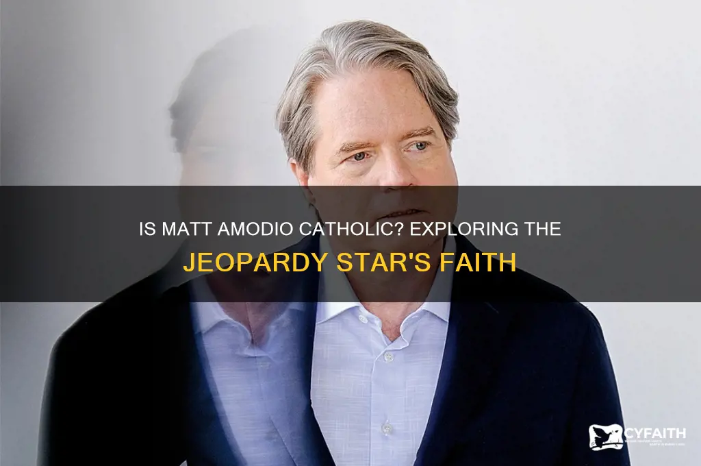 is matt amodio catholic