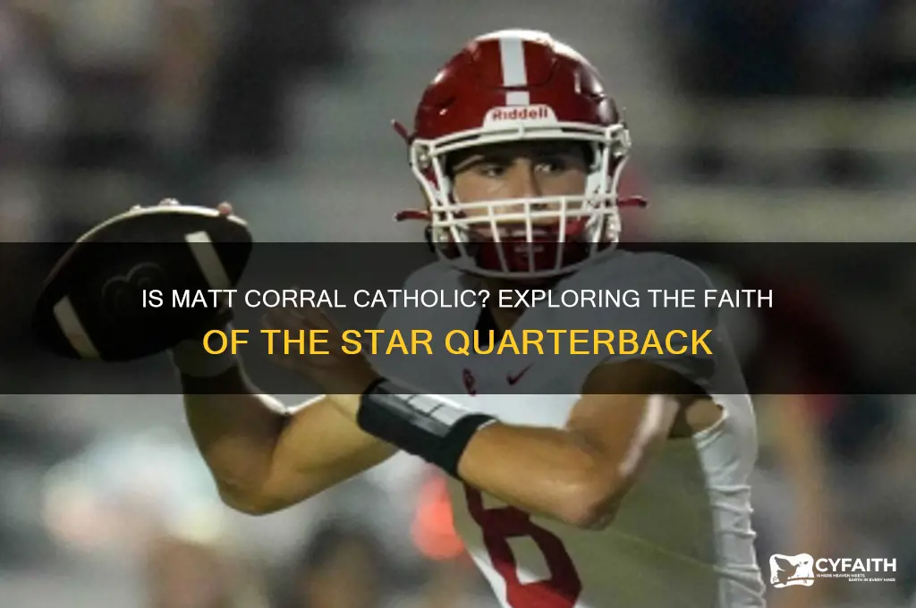 is matt corral catholic