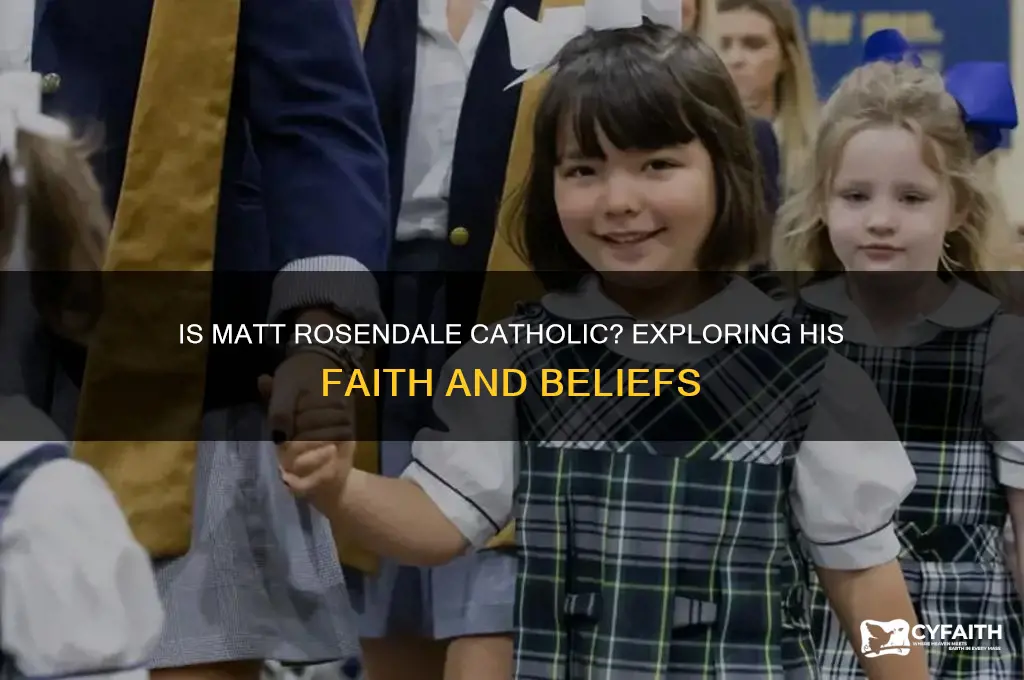 is matt rosendale catholic