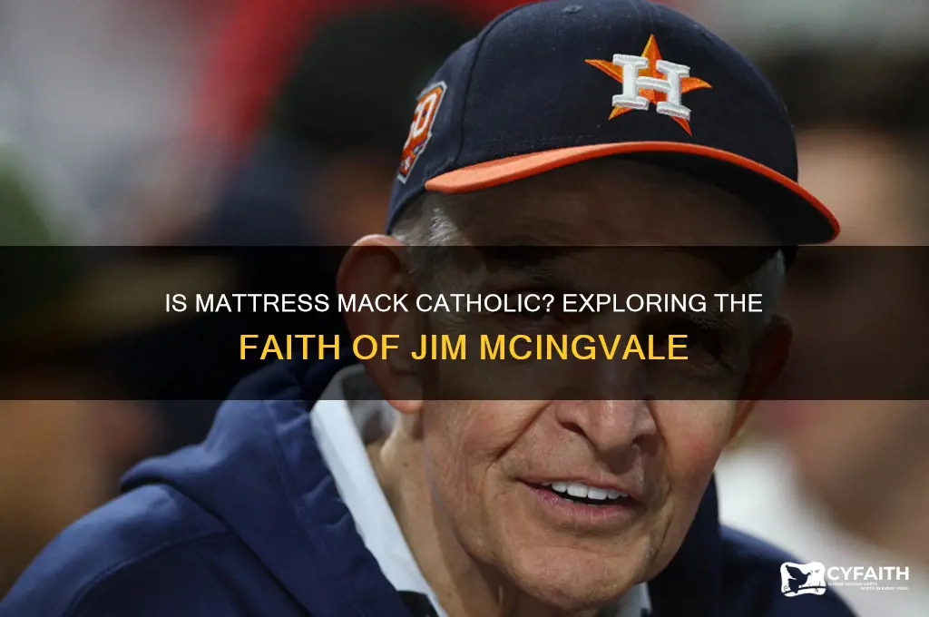 is mattress mack catholic
