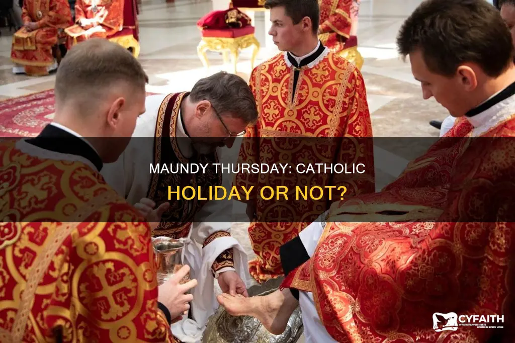 is maundy thursday a catholic holiday