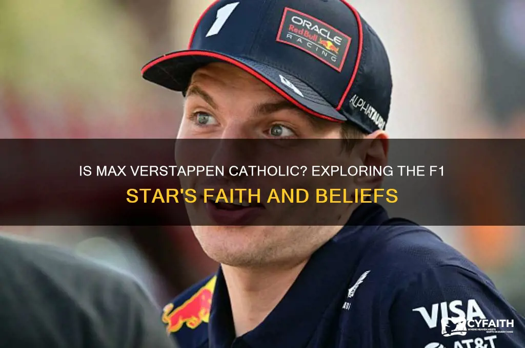 is max verstappen catholic