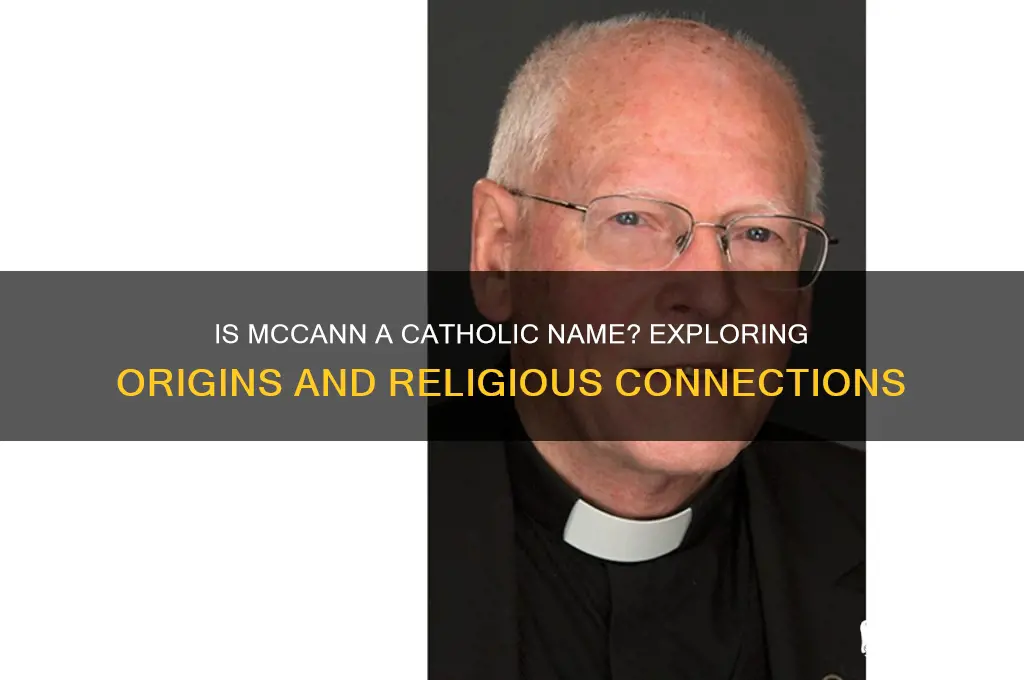 is mccann a catholic name